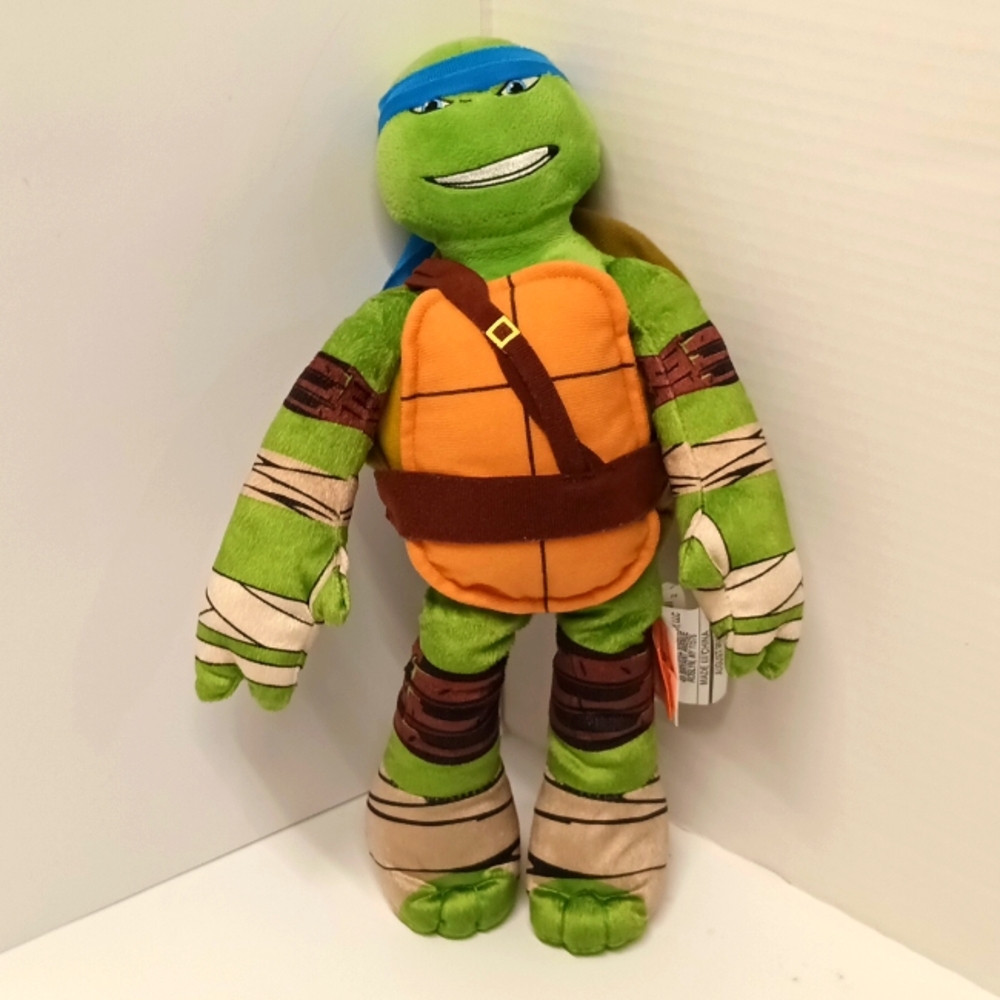 Nickelodeon Teenage Mutant Turtles 2016 Leonardo large staffed ninja Turtles